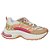 Tênis Feminino Plataforma Sneaker Amêndoa Confortável Casual - Imagem 1