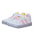 Tênis Infantil Menina Florzinha De Luz Led Branco E Rosa - Imagem 4