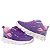 Tenis para menina com luzes de led floral glitter feminino - Imagem 2