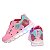 Tenis para menina com luzes de led floral glitter feminino - Imagem 5