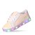 Tenis de led luz meninas branco glitter - Imagem 1