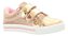 Tenis Slip On infantil feminino meninas bronze e rosa - Imagem 3