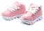 Tenis Led botinha Rosa Infantil Feminino com luz - Imagem 3