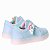 Tenis com Luz de Led  tie dye infantil feminino arco iris - Imagem 3