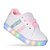 Tenis Led Luz pisca Feminino infantil meninas Pink Ou Rosa - Imagem 8