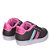 Tênis Led Luz Glitter Feminino infantil meninas Preto Rosa - Imagem 3