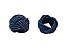 Conjunto com 4 porta-guardanapos Traccia Bluestone - Imagem 1