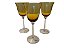 Conjunto de 6 taças de vinho Cibele âmbar - Imagem 2