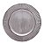 Sousplat Galles radial Silver Antique de 33cm - Imagem 1