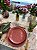Prato sobremesa terracota linha Organic - Imagem 2