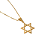 Colar Estrela de David - Banhado Ouro 18K - Imagem 3