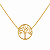 Colar Árvore da Vida - Banhado a Ouro 18K - Imagem 1