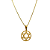 Colar - Estrela de Davi Redondo G - Banhado Ouro 18K - Imagem 4