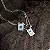 Escapulário Hamsa e Olho Grego - Prata 925 - Zircônia azul - Imagem 1