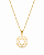 Colar Estrela de David Redonda G - Banhado a Ouro 18K - Imagem 1