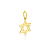 Pingente Estrela de David - Ouro 18K - Imagem 2