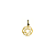 Pingente Estrela de David redondo - Ouro 18K - Imagem 1