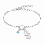Pulseira - Hamsa e Estrela de David + Olho Grego - Prata 925 - Imagem 1