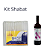 Kit Shabat - Vela N9 + Vinho tinto suave - Imagem 1