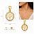 Pingente Árvore da Vida Redondo - Banhado Ouro 18K - Zircônia Cravejada - Imagem 3