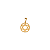 Pingente Estrela de David Redondo G - Banhado Ouro 18K - Imagem 1