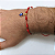 Pulseira vermelha 7 nós - olho grego azul - Imagem 2