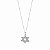 Colar estrela de David - Zirconia - Prata 925 - Imagem 3