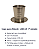 Copo para Kidush em Aço Inoxidável – Dourado ou Prateado (230 ml com Pires) - Imagem 3