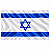 Bandeira de Israel - Cetim - 100x150 cm - Imagem 1
