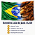 Bandeira Israel/Brasil/Leão de Judá - Cetim - 100 x 150 cm - Imagem 2
