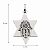 Pingente Estrela de David com Hamsa - Prateado - Imagem 3
