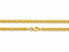 Colar Piastrini 45 cm 4 mm Banhado a Ouro 18K - Imagem 2
