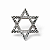 Botton Estrela de David - Prateado - Imagem 3