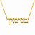 Colar Personalizado Nome em Hebraico - Banhado a Ouro 18k - Imagem 1