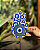 Hamsa de Porcelana Olho Grego e Mandala - Enfeite de Parede - Imagem 2