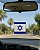 Aromatizante Para Carro Frente e Verso – Bandeira de Israel e Tefilat - Imagem 1
