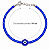 Pulseira de Miçangas Olho grego Azul - Fecho de Prata 925 - Imagem 4