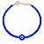 Pulseira de Miçangas Olho grego Azul - Fecho de Prata 925 - Imagem 3