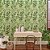 Papel de Parede Floral Folhas Verdes e Fundo Verde - Imagem 3