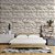 Papel de Parede Pedras Muro de Pedras Rústico Branco - Imagem 3