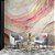 Papel de Parede Mármore Líquido Dourado e Rosa - Imagem 2