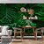 Papel de Parede Folhas Mix Tropical Verde Escuro - Imagem 1