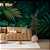 Papel de Parede Folhas Mural Tropical Artístico - Imagem 3
