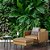 Papel de Parede Folhas Jardim Vertical Verde Floresta Profundo - Imagem 3
