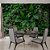 Papel de Parede Folhas Jardim Vertical Verde Floresta Profundo - Imagem 1