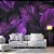 Papel de Parede Folhas Gigantes Roxo Ultra Violeta - Imagem 2