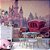 Papel de Parede Castelo Rosa na Neve e Carruagem Pink - Imagem 1