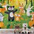 Papel de Parede Safari Animais Dançando na Floresta - Imagem 3