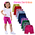 Kit 3 À 10 Bermudas Ciclista Verão Short Legging Infantil Menina 1 ao 10 Anos - Imagem 1