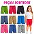 Kit 3 À 10 Bermudas Ciclista Verão Short Legging Infantil Menina 1 ao 10 Anos - Imagem 1